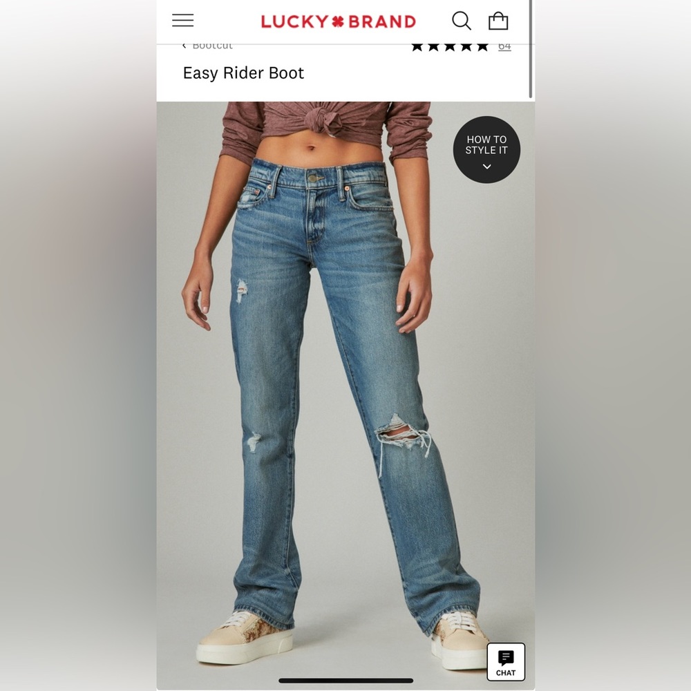 Lucky Brand Easy Rider Boot Jean